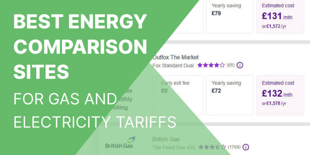 Energy comparison sites banner