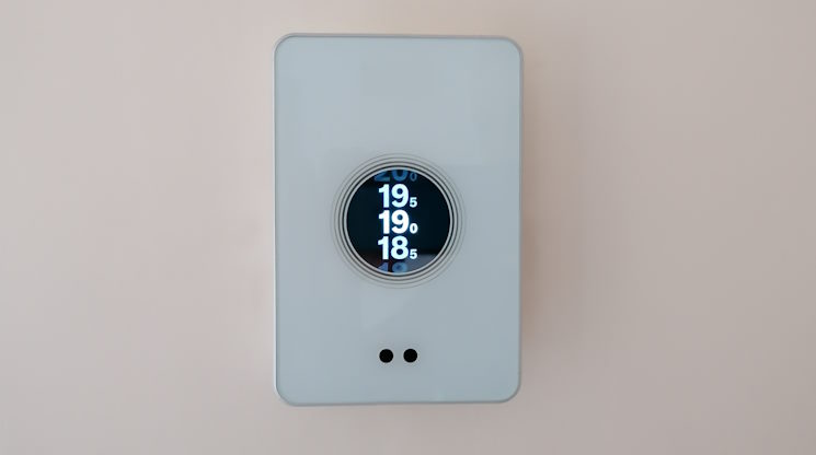 Central heating thermostat temperature control