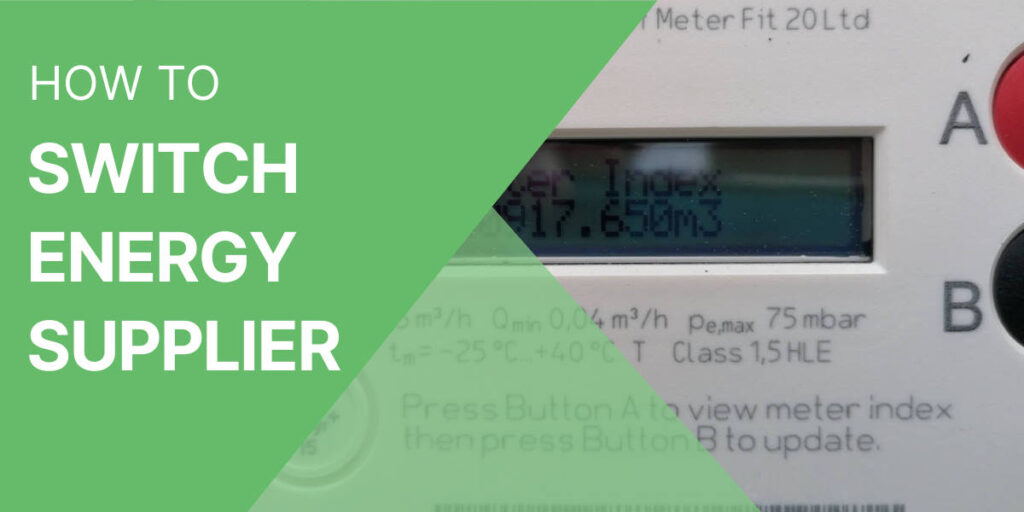 Banner for how to switch energy supplier article