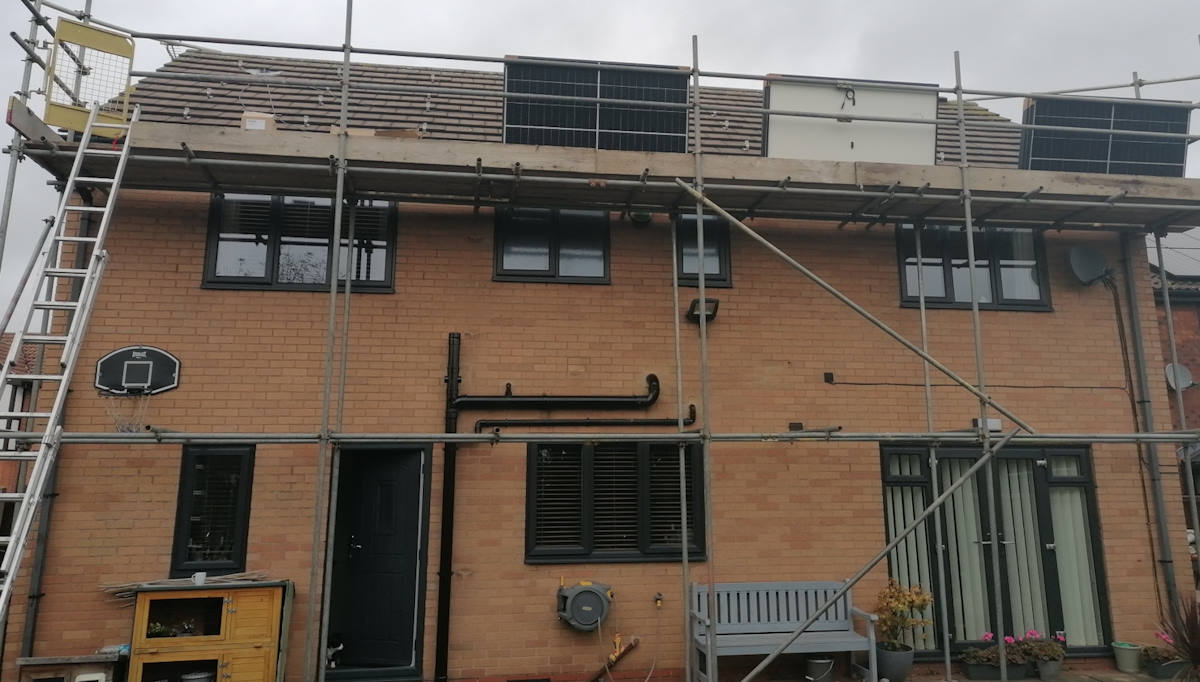 My solar PV installation in 2022.